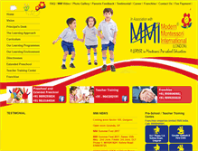 Tablet Screenshot of modernmontessoriindia.com